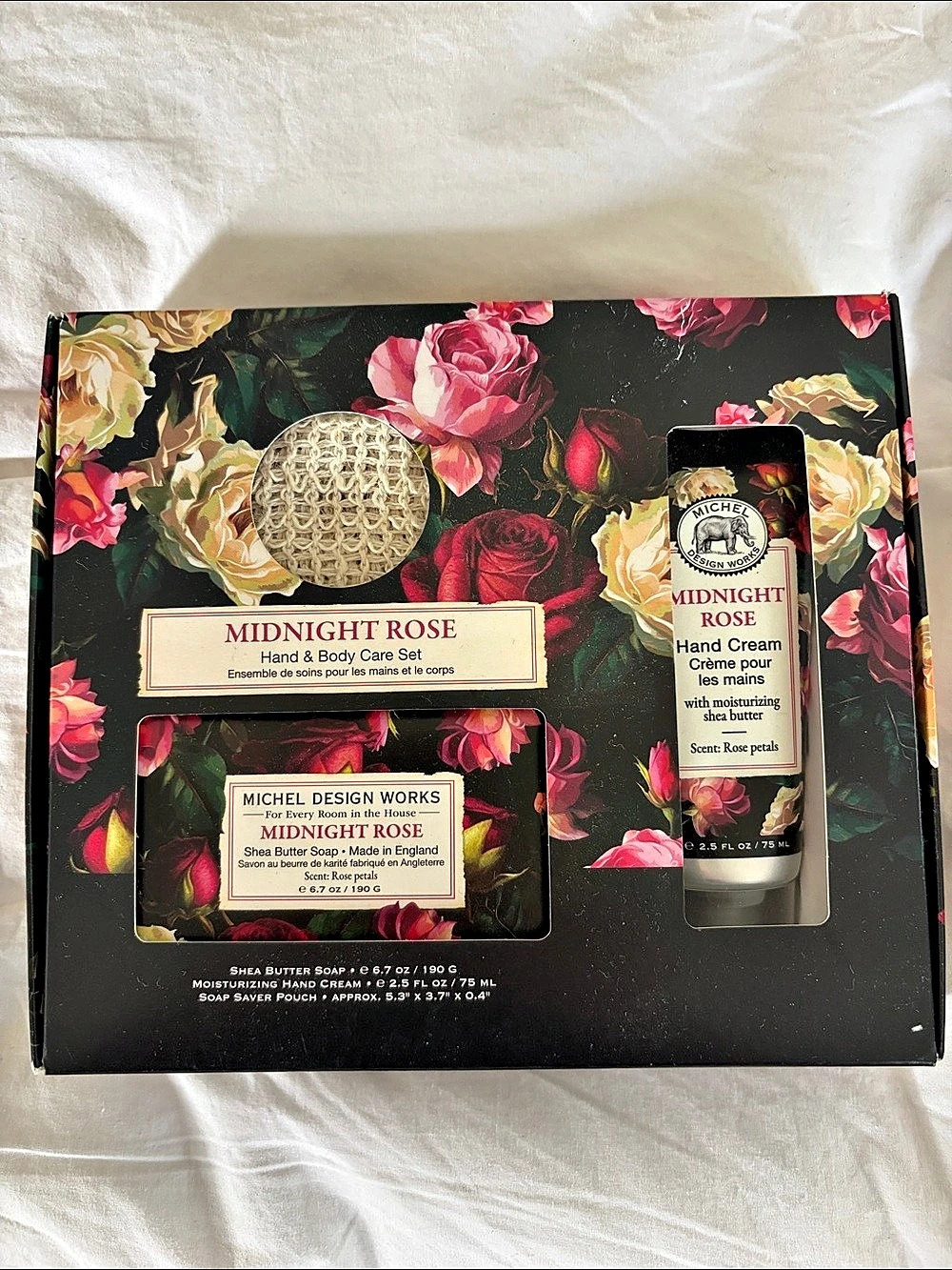 Michel Design Works Midnight Rose Hand & Body Care Set Floral Hand & Body Care